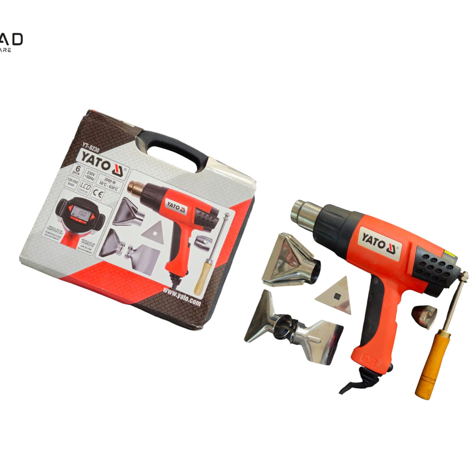 Digital Heat Gun 230V YT 8230 YATO Amjad Hardware Industrial Store