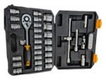 WORKSITE 32pcs Socket Set Combination CrV Hand Tool Kit Repair Socket Wrench Set WT8054