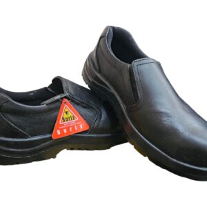 Leather Safety Shoes Black