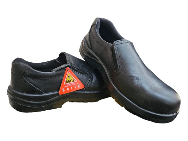 Leather Safety Shoes Black