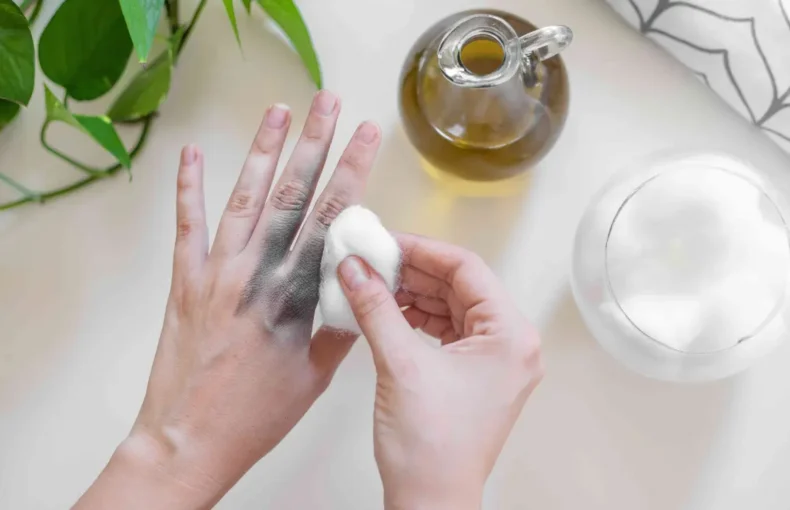 How to get spray paint off Skin