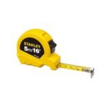 Stanley Tylon Short Tape Measure, 5m/16' x 19mm, Yellow STHT33989-8