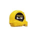 Stanley Tylon Short Tape Measure, 5m/16' x 19mm, Yellow STHT33989-8 - Image 2