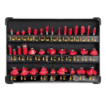 YT-6803 35 Pcs 8mm Wood Router Bit Set with Aluminum Case (YATO)