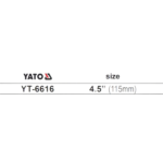 YT-6616 Mini Long Nose Plier (YATO) - Image 2