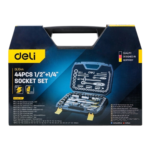 EDL1044 44Pcs 1/2''+1/4'' Socket Set Cr-v (DELI) - Image 4