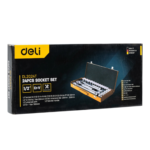 EDL2024T 1/2'' 24Pcs Socket Set Cr-v (DELI) - Image 3