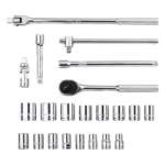 EDL2024T 1/2'' 24Pcs Socket Set Cr-v (DELI) - Image 4