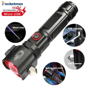 Laser LED Tactical Flashlight