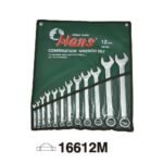 Hans 16612M combination wrench set