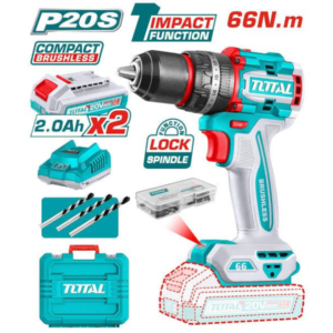 TIDLI20668 Compact Brushless Cordless Impact Drill 20V Total